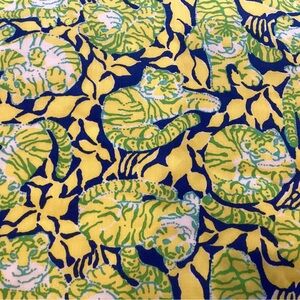 Vintage Lilly Pulitzer The Lilly 1980s Skirt Tiger Cubs Size 8 EUC RARE HTF